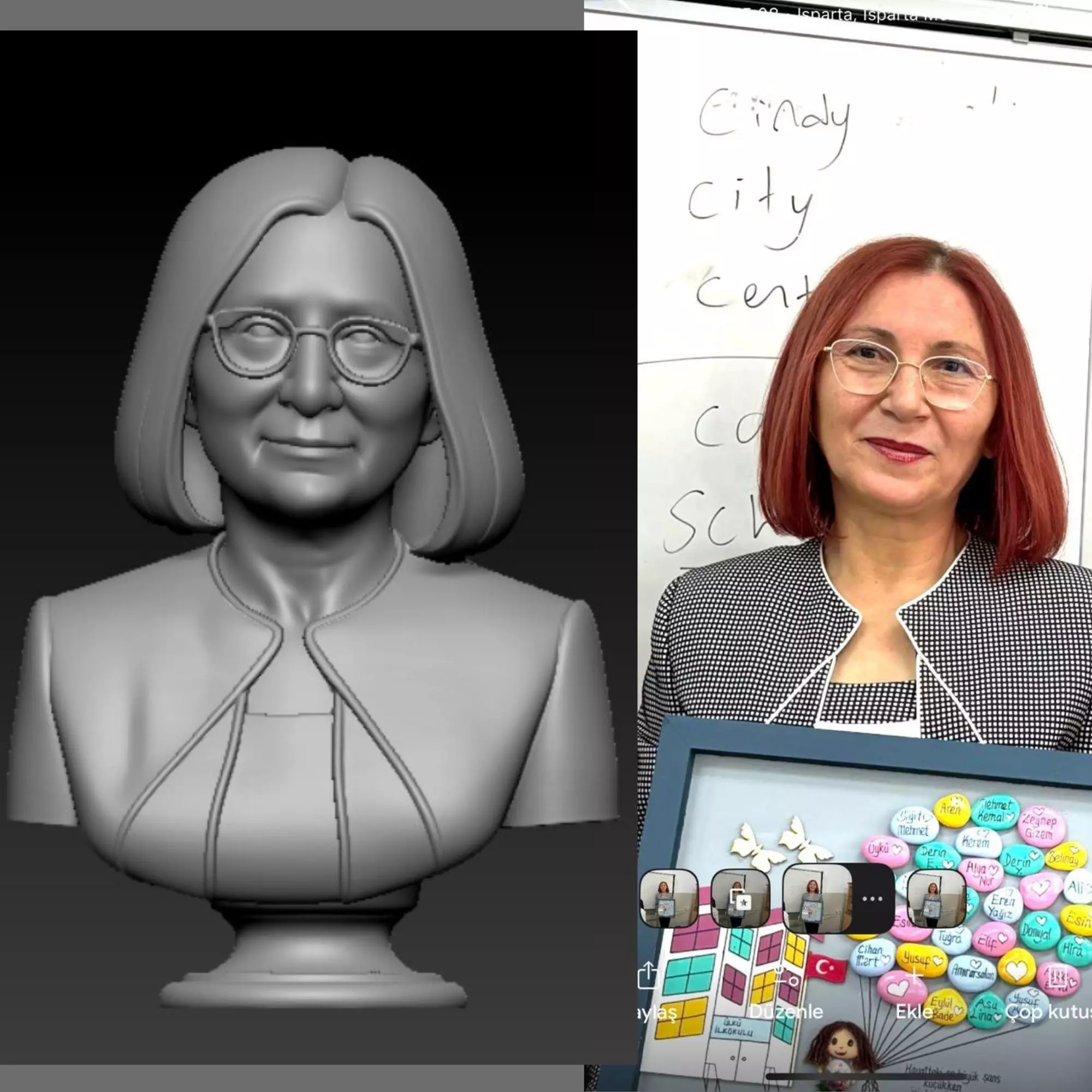 Custom 3D Figurine From Photo Full Body Bust STL Files Printable Free 3D print model