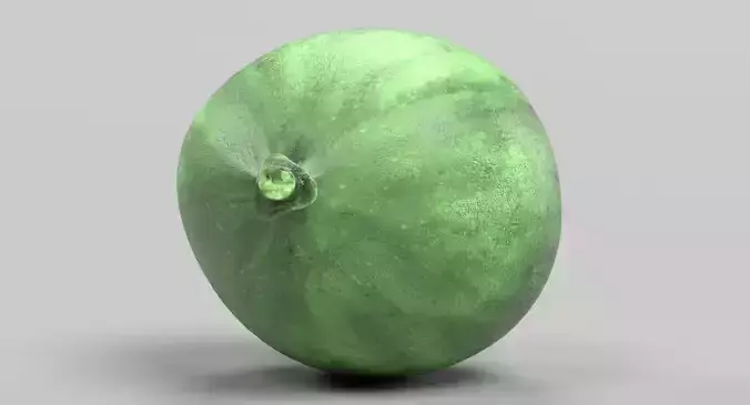 Fig - Green Fresh Fruit 3D model 6