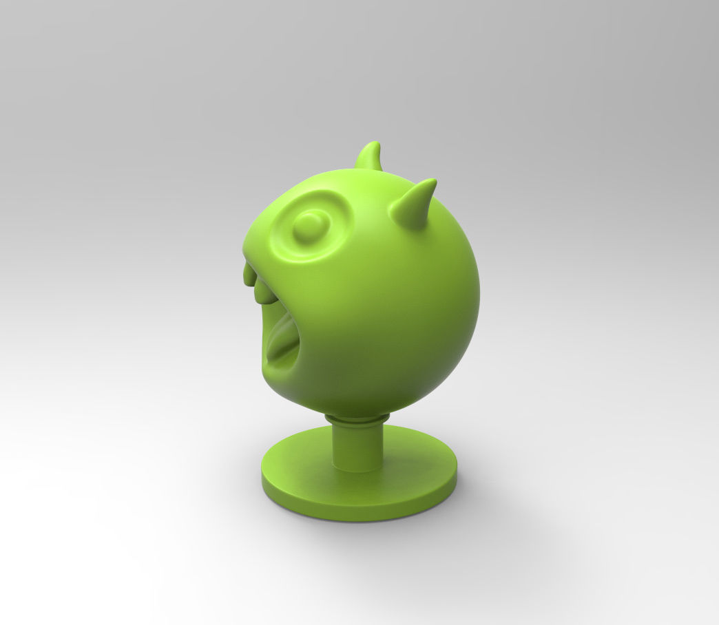 Devil lovetongue  3D print model_2