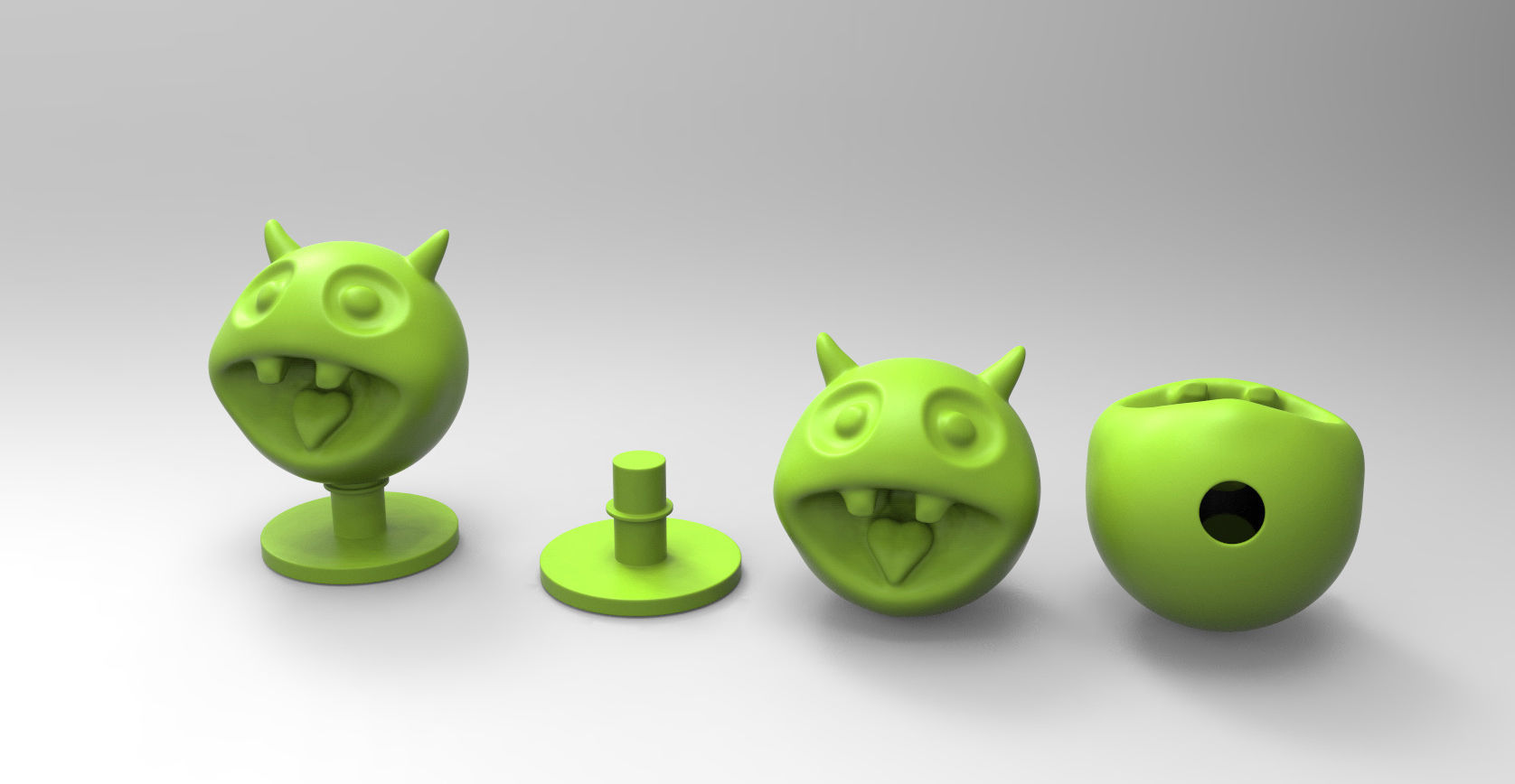 Devil lovetongue  3D print model_5