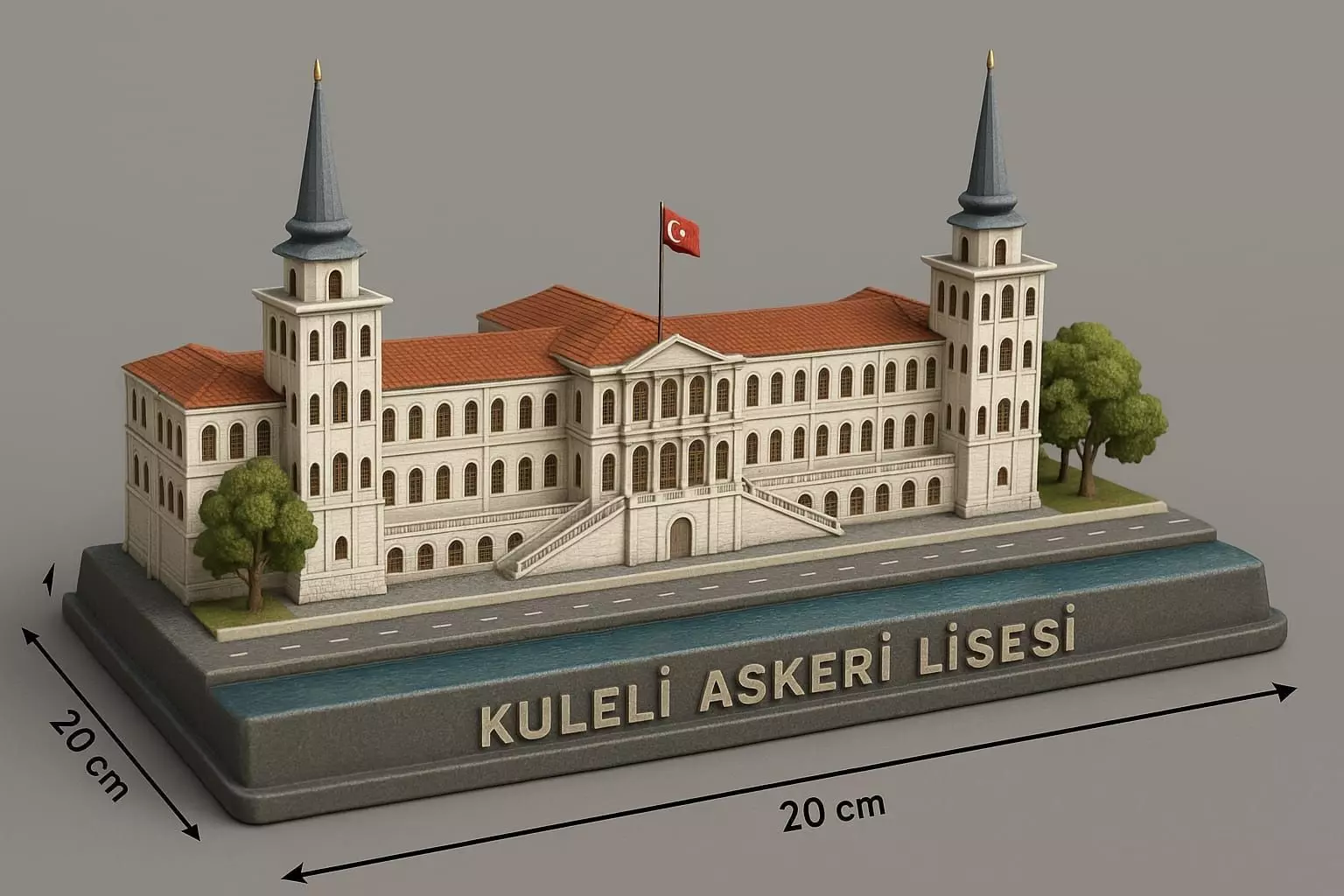 Kuleli Askeri Lisesi Detayli Mimari 3D Model STL 3D print model