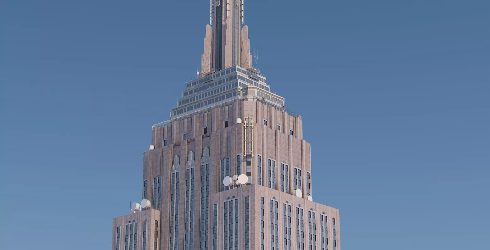 Empire State Building New York 3D model_0