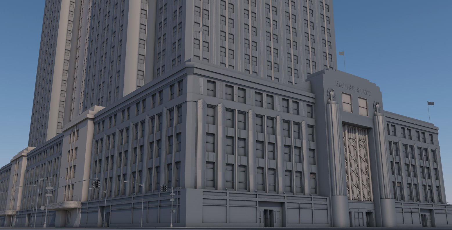 Empire State Building New York 3D model_37