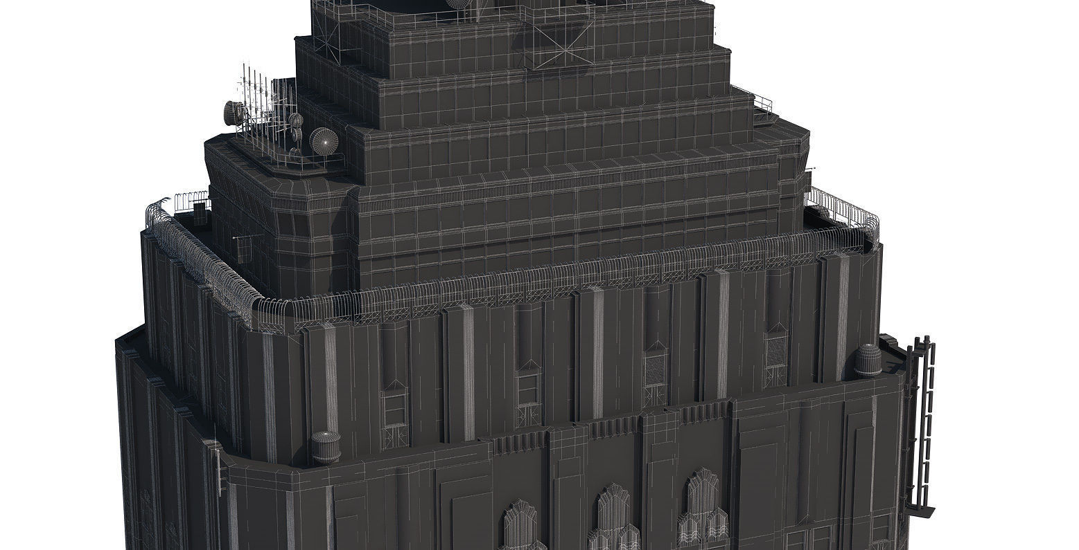 Empire State Building New York 3D model_41