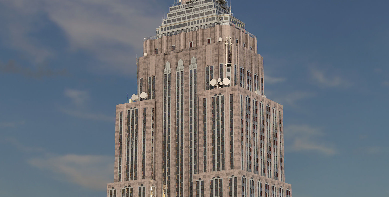 Empire State Building New York 3D model_32