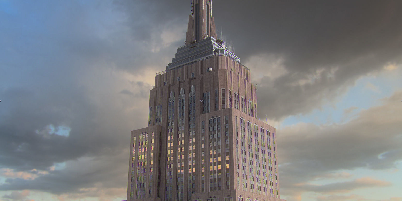 Empire State Building New York 3D model_13