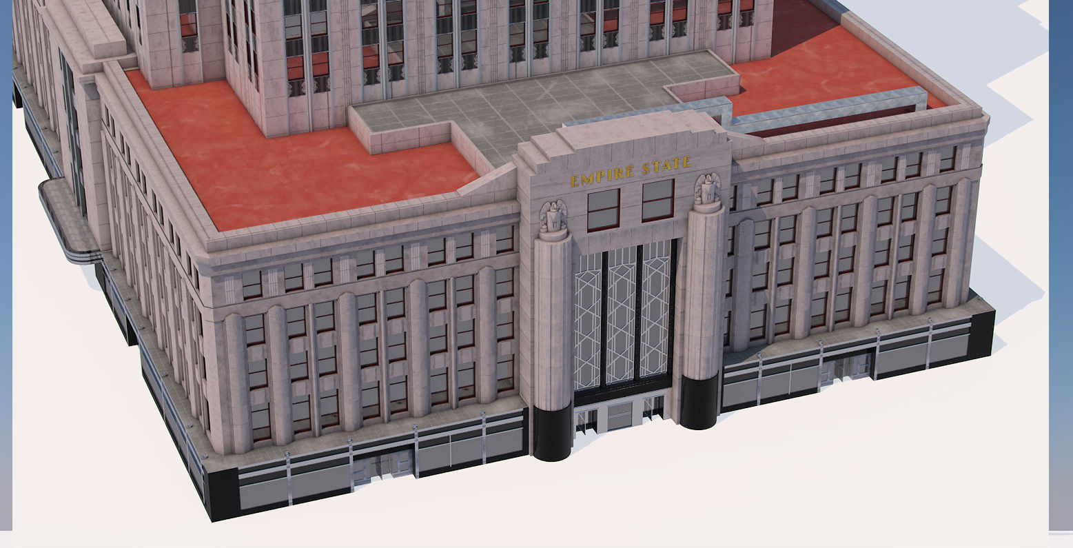 Empire State Building New York 3D model_28