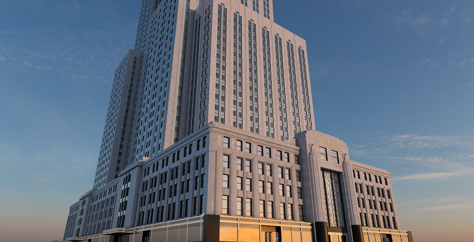 Empire State Building New York 3D model_5