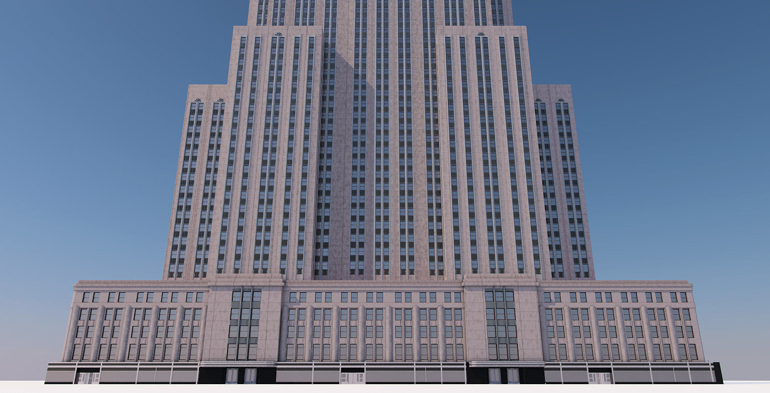 Empire State Building New York 3D model_14