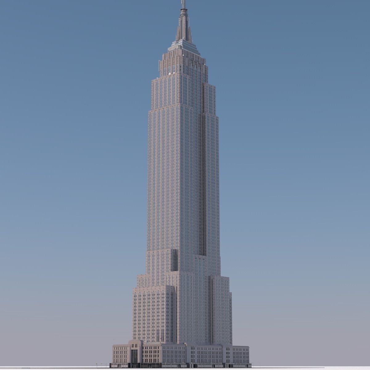 Empire State Building New York 3D model_12