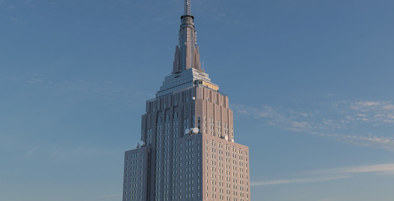 Empire State Building New York 3D model_2