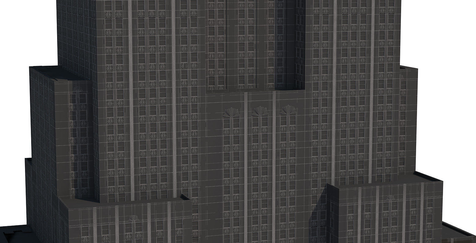 Empire State Building New York 3D model_45