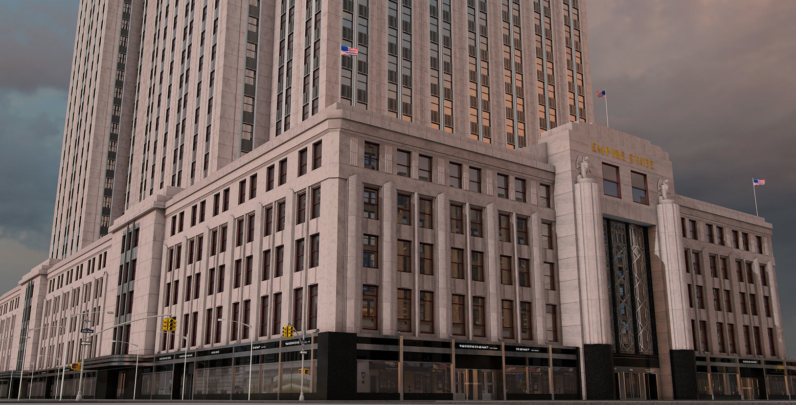 Empire State Building New York 3D model_6