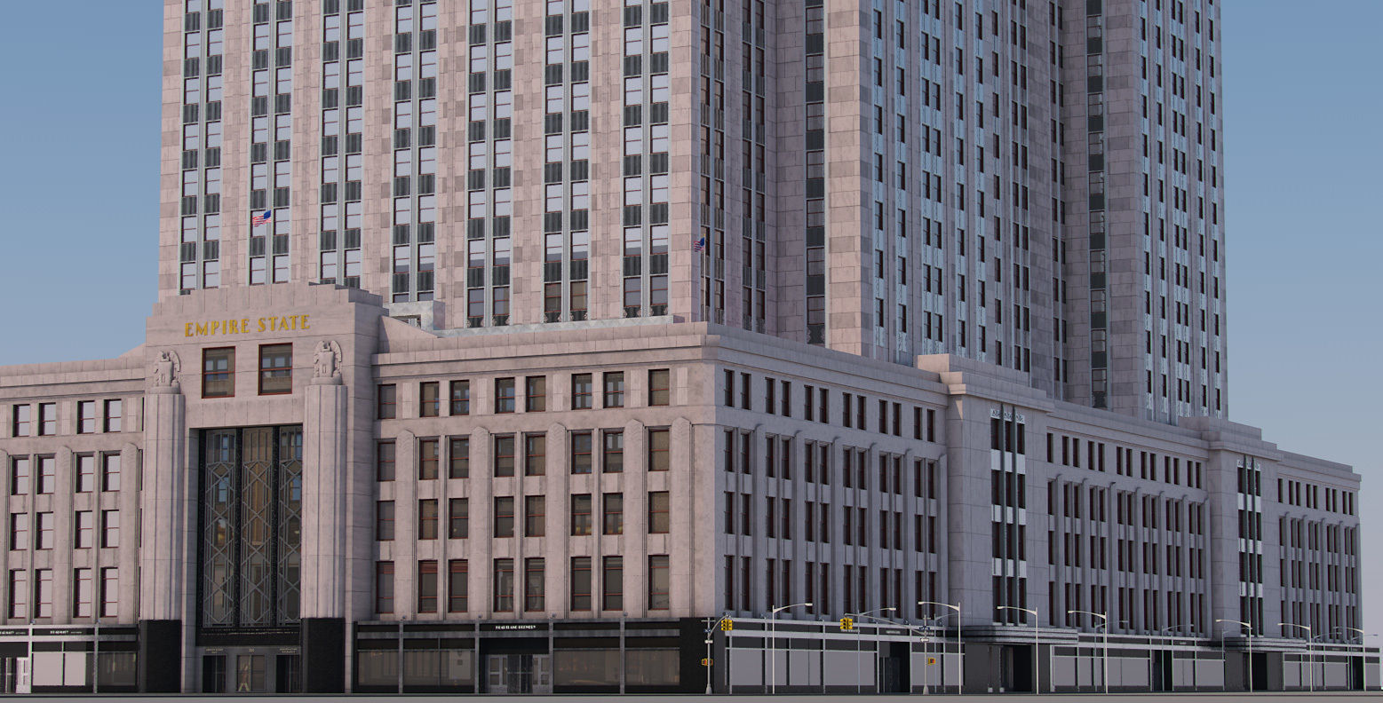 Empire State Building New York 3D model_19