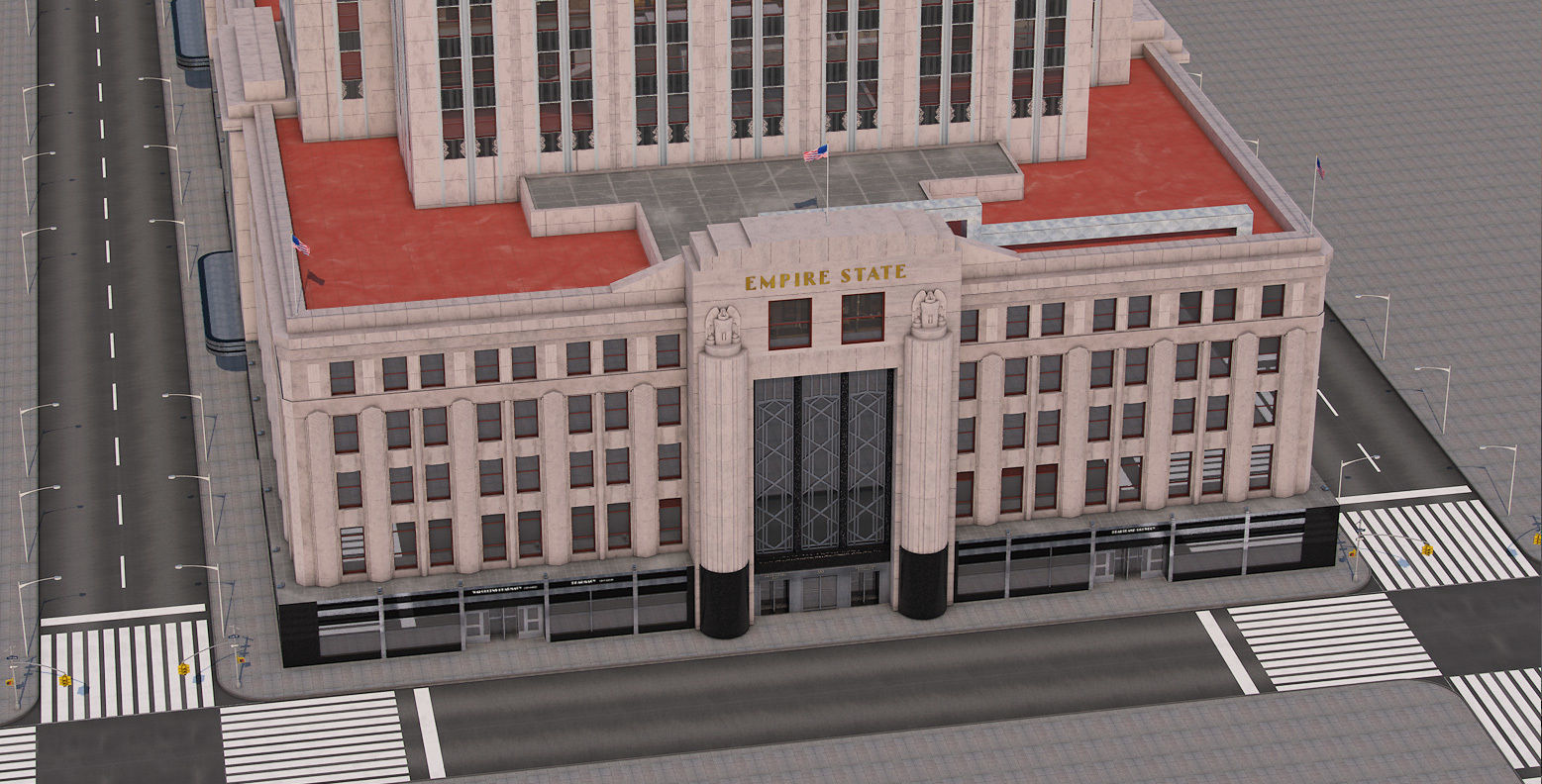 Empire State Building New York 3D model_22