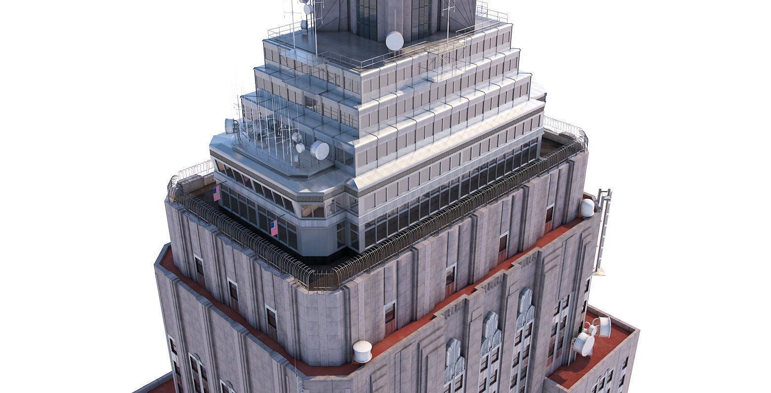 Empire State Building New York 3D model_25