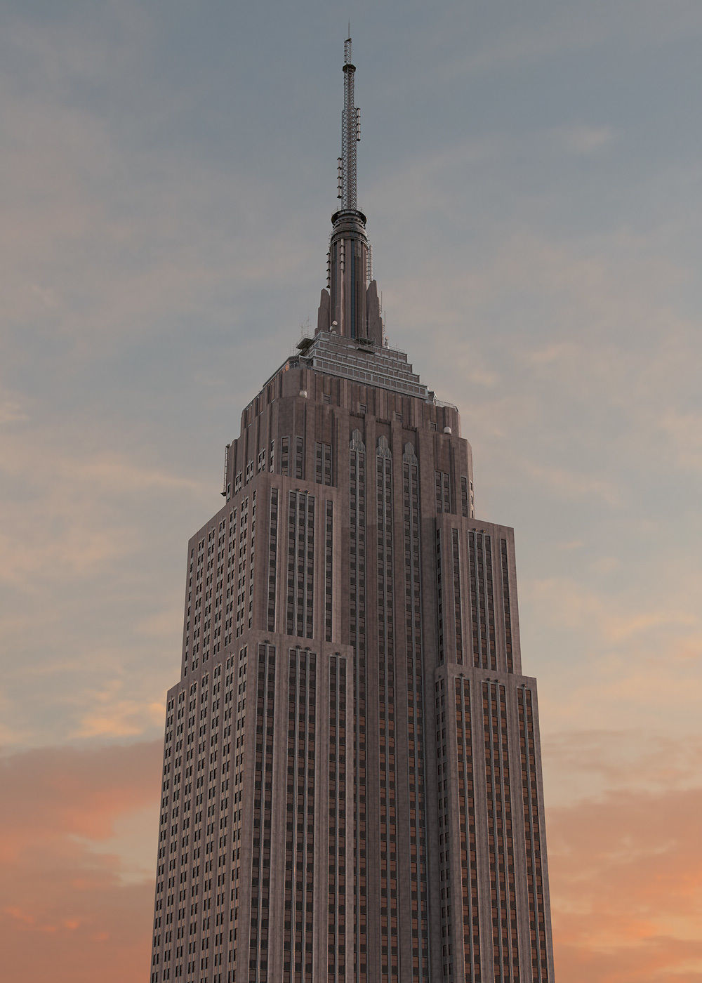 Empire State Building New York 3D model_31