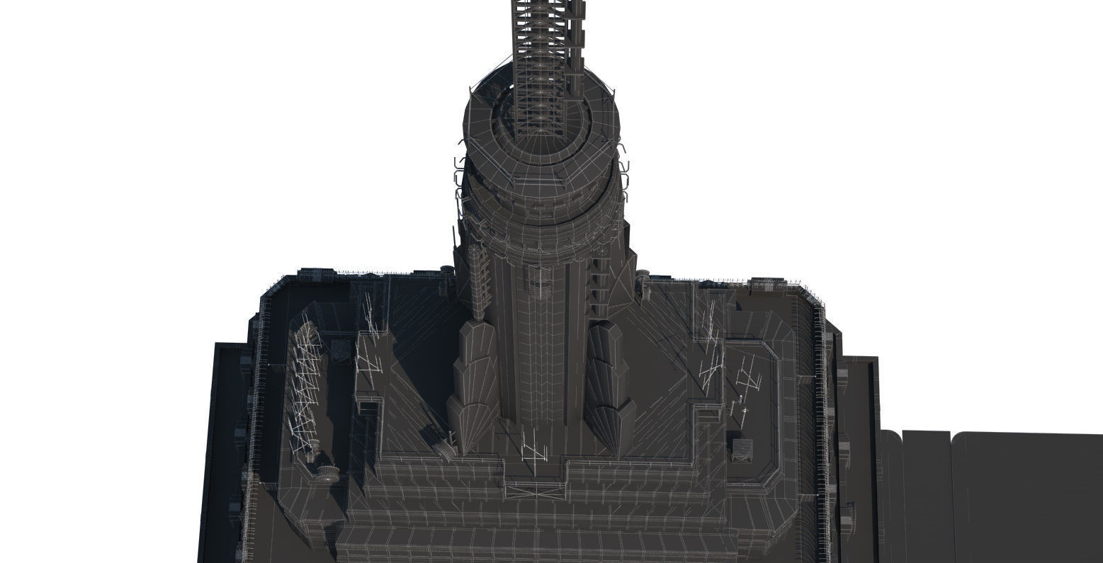 Empire State Building New York 3D model_38