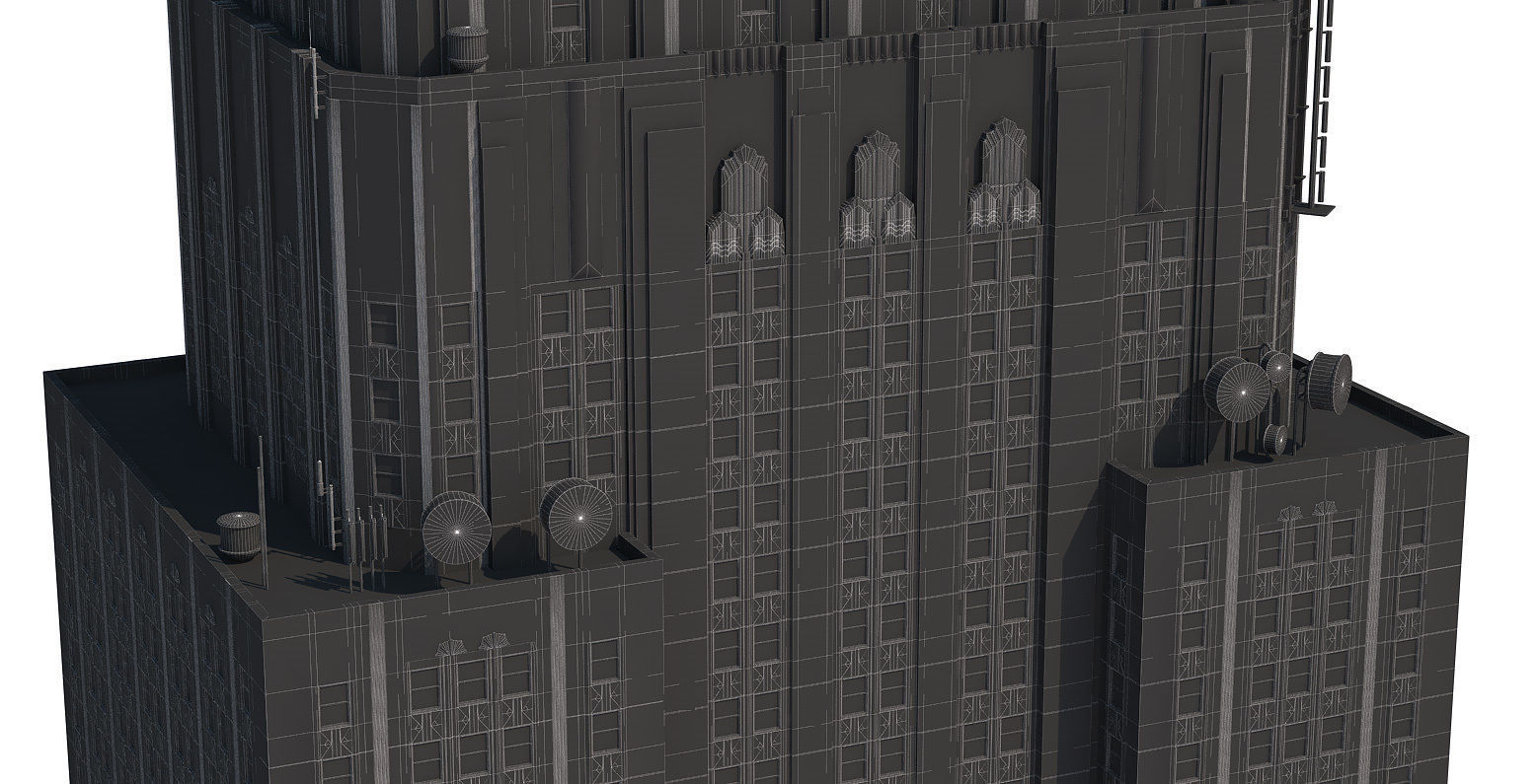 Empire State Building New York 3D model_40