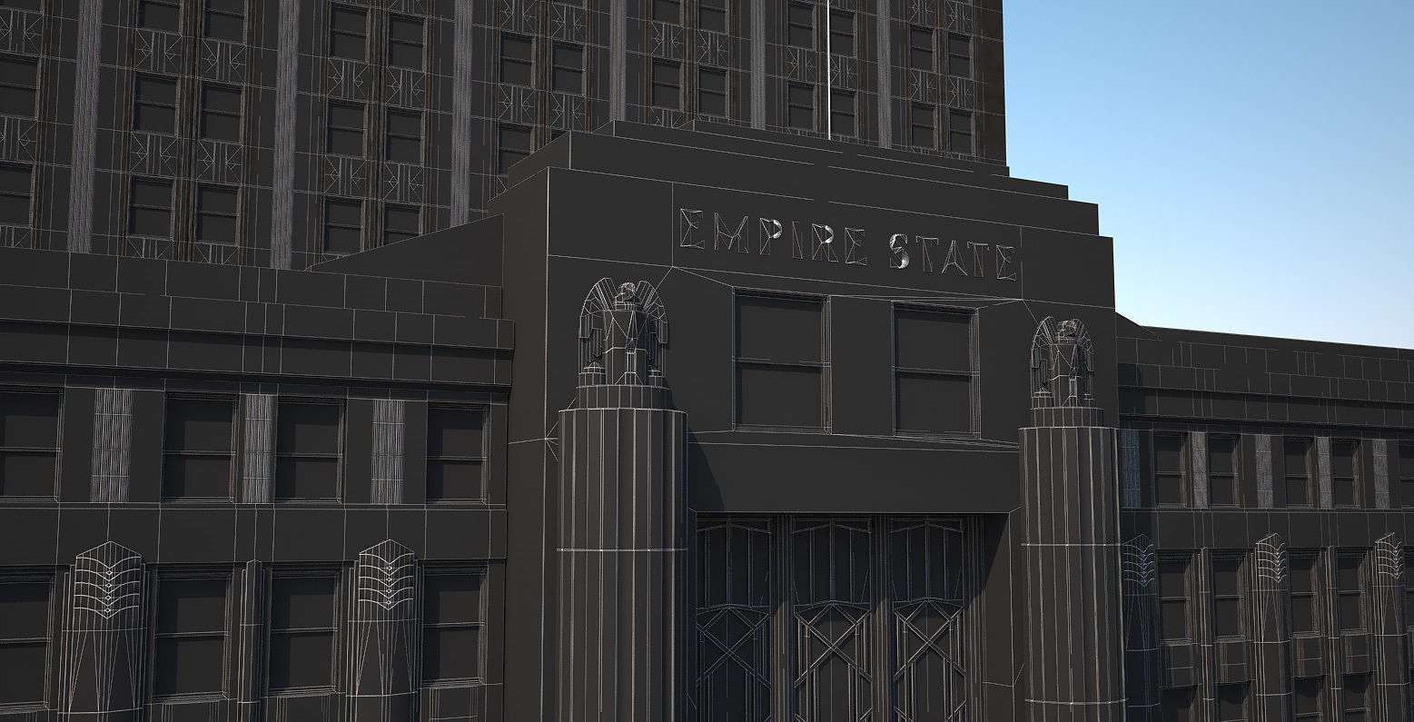 Empire State Building New York 3D model_39