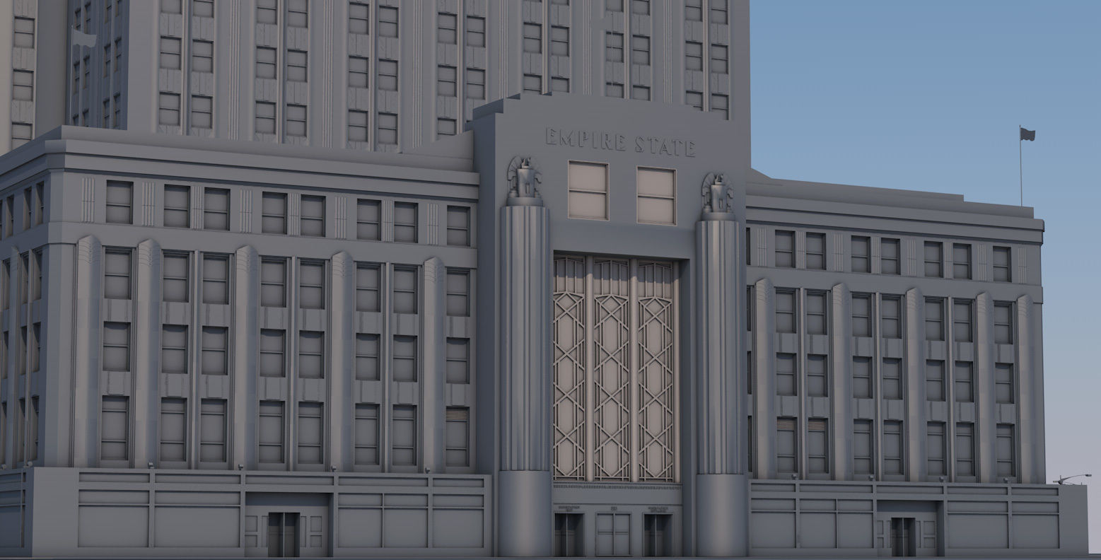 Empire State Building New York 3D model_36