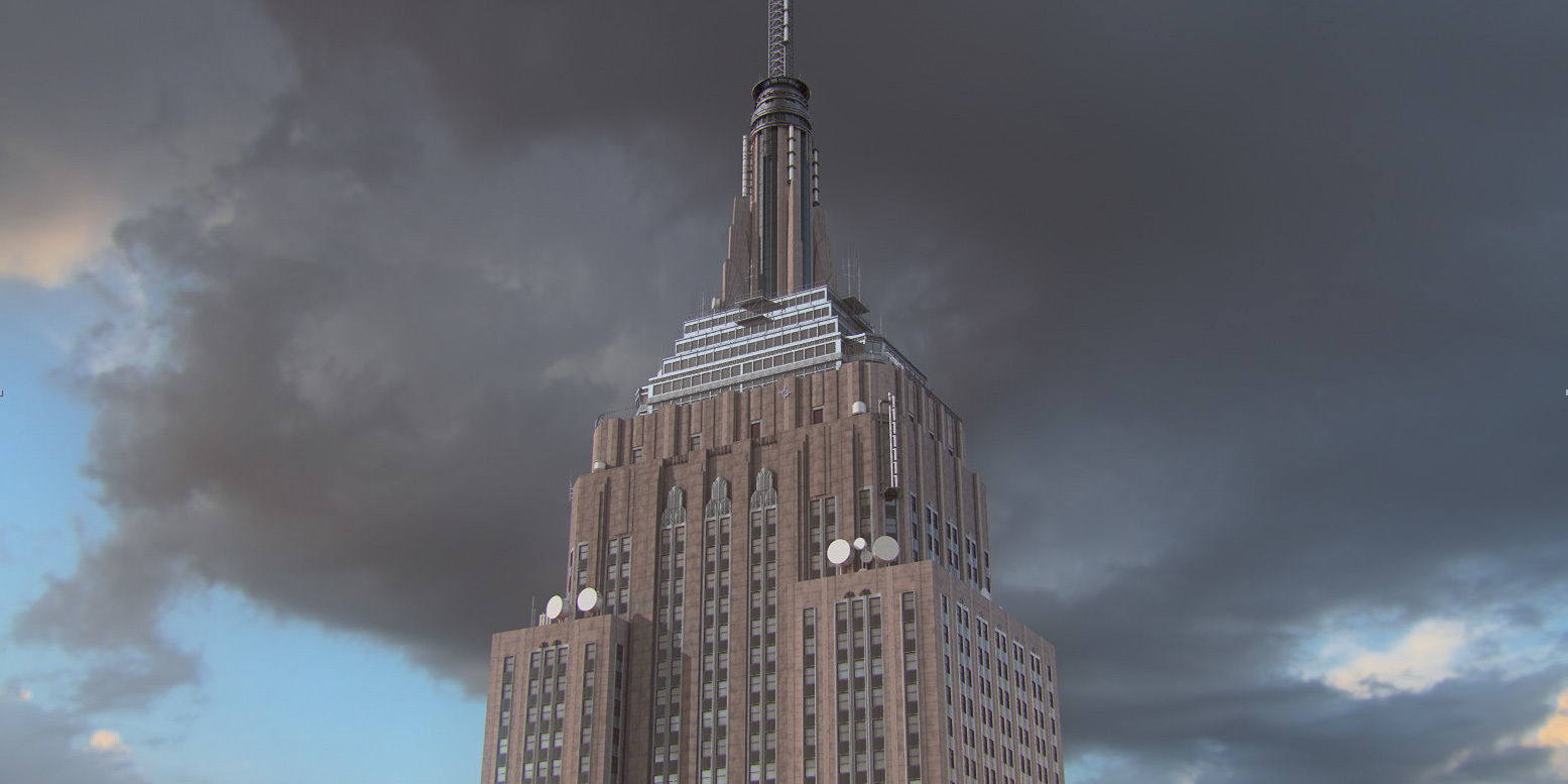 Empire State Building New York 3D model_26