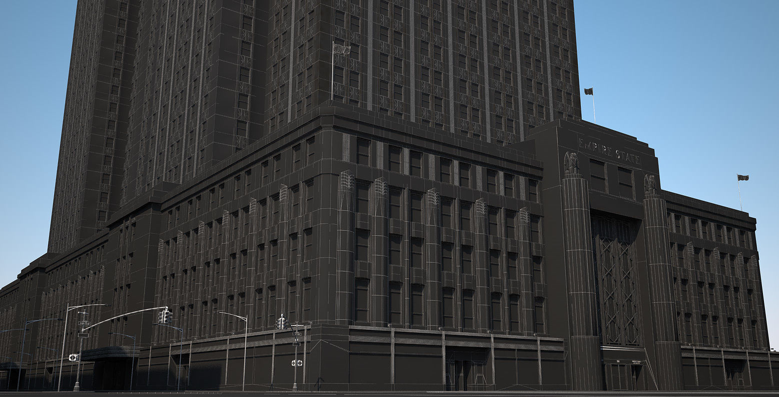 Empire State Building New York 3D model_42