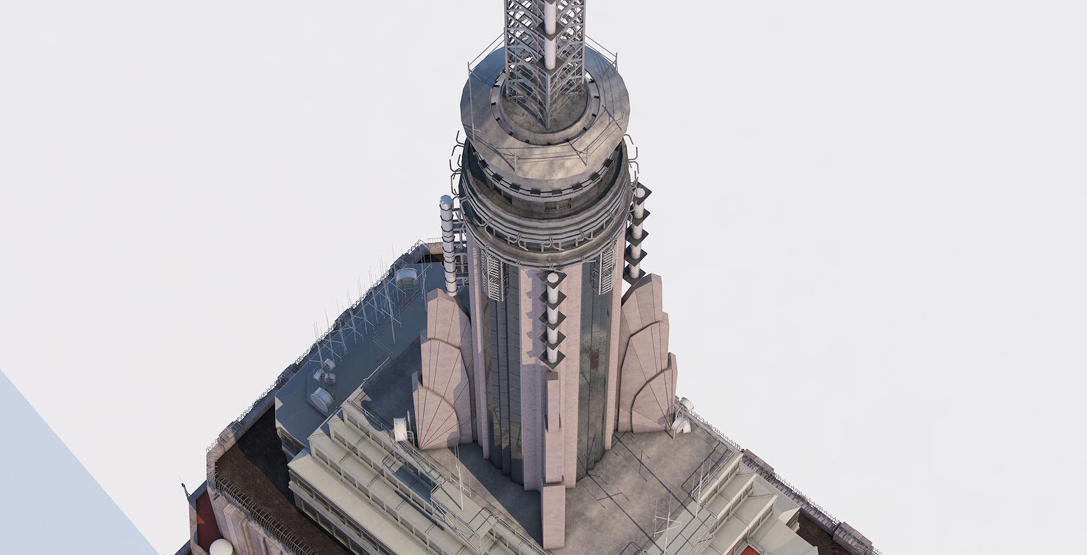 Empire State Building New York 3D model_11