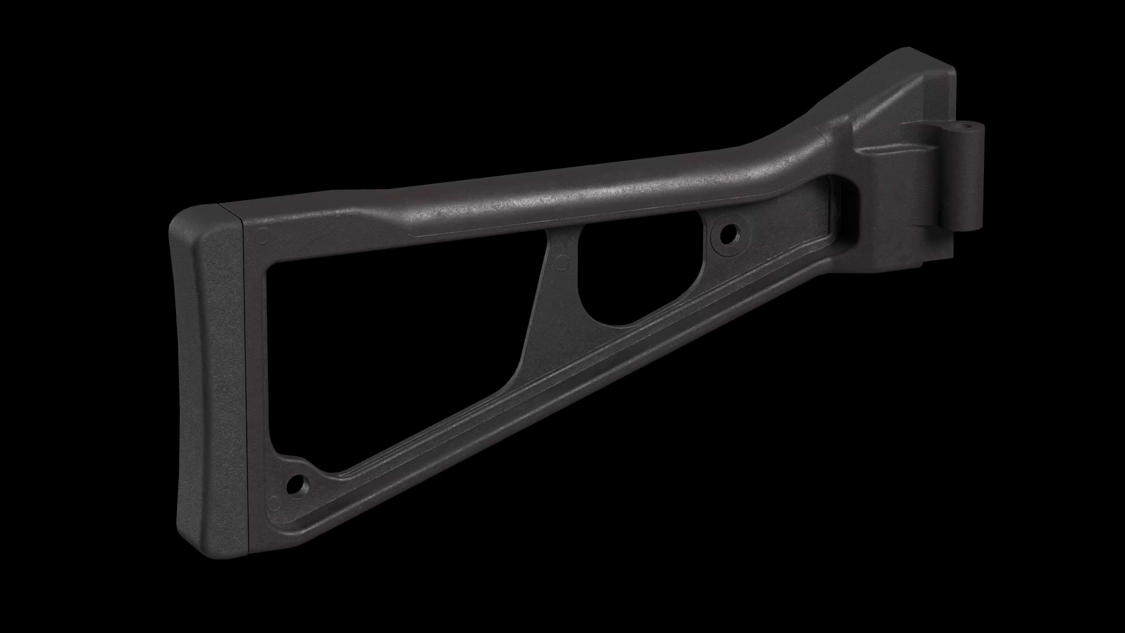 HK UMP APC Stock - Folding Low-poly 3D model