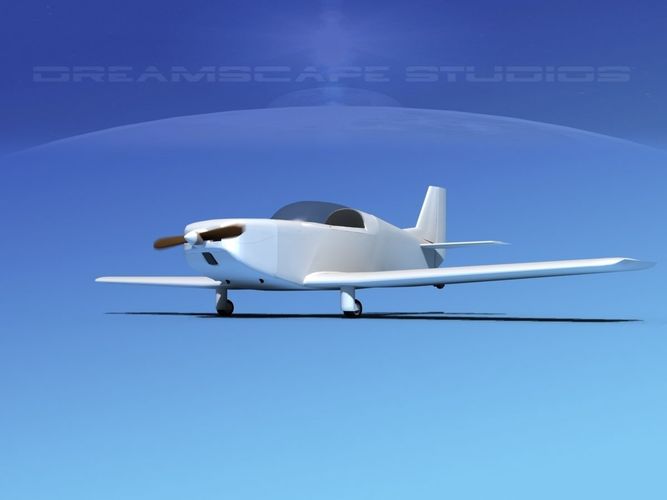 Ken Rand KR-2 Unmarked 3D model