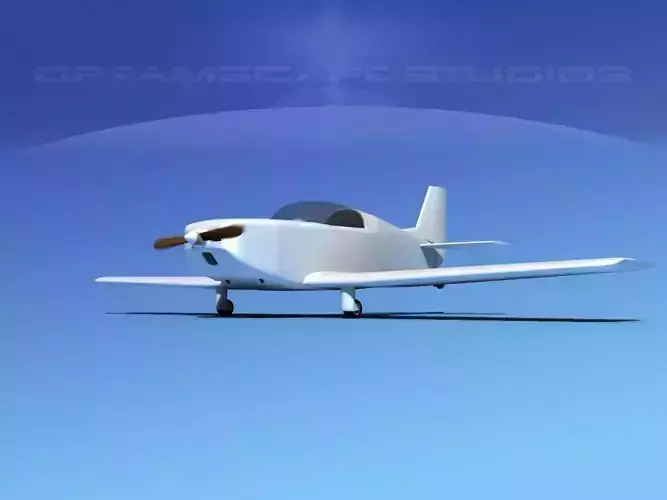 Ken Rand KR-2 Unmarked 3D model