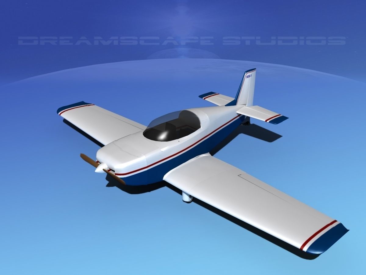 Ken Rand KR-2 V01 3D model_10