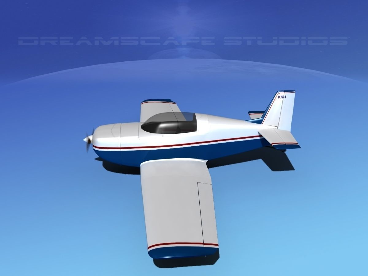 Ken Rand KR-2 V01 3D model_9