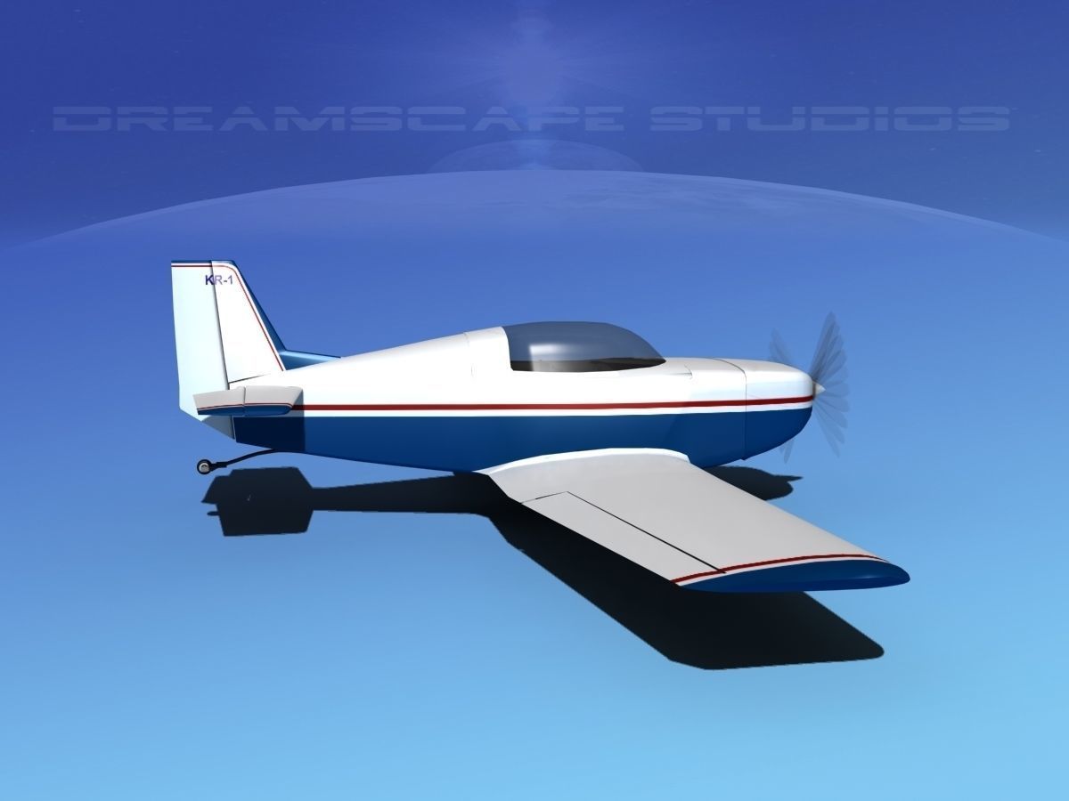 Ken Rand KR-2 V01 3D model_4