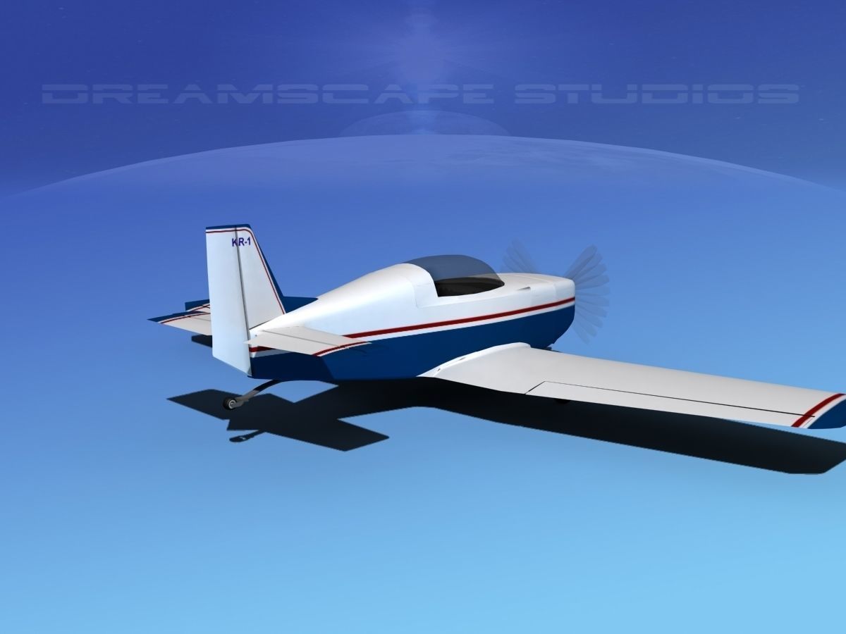 Ken Rand KR-2 V01 3D model_5