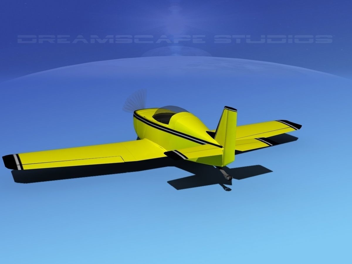 Ken Rand KR-2 V02 3D model_7