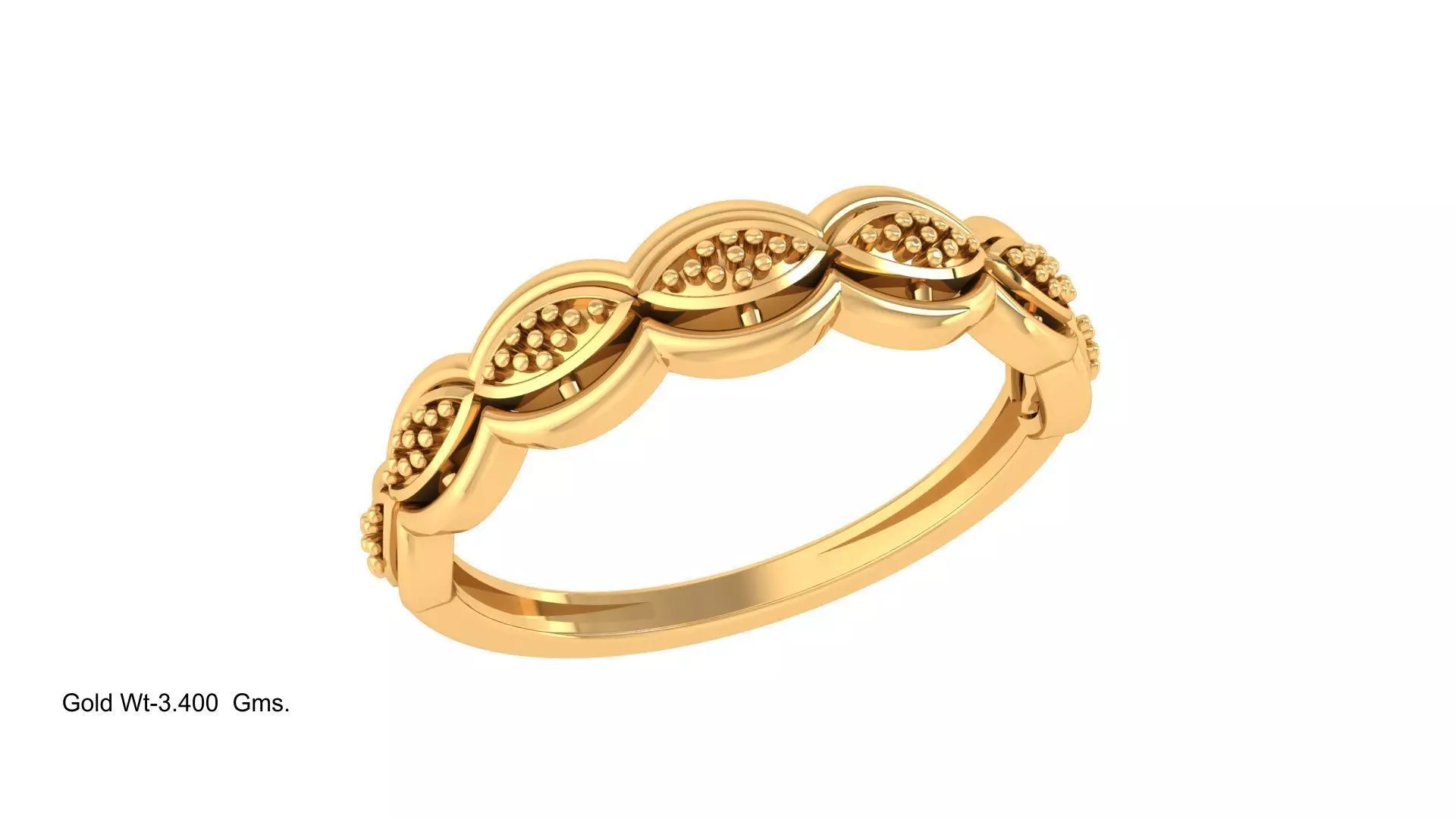 Custom Design Gold Ring Free 3D print model