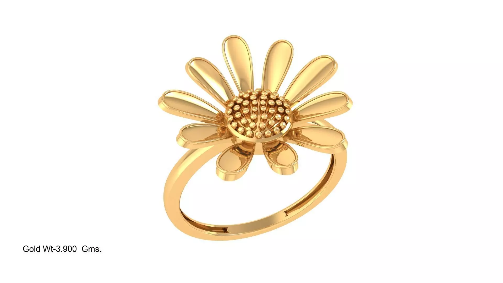 Custom Design Gold Ring Free 3D print model