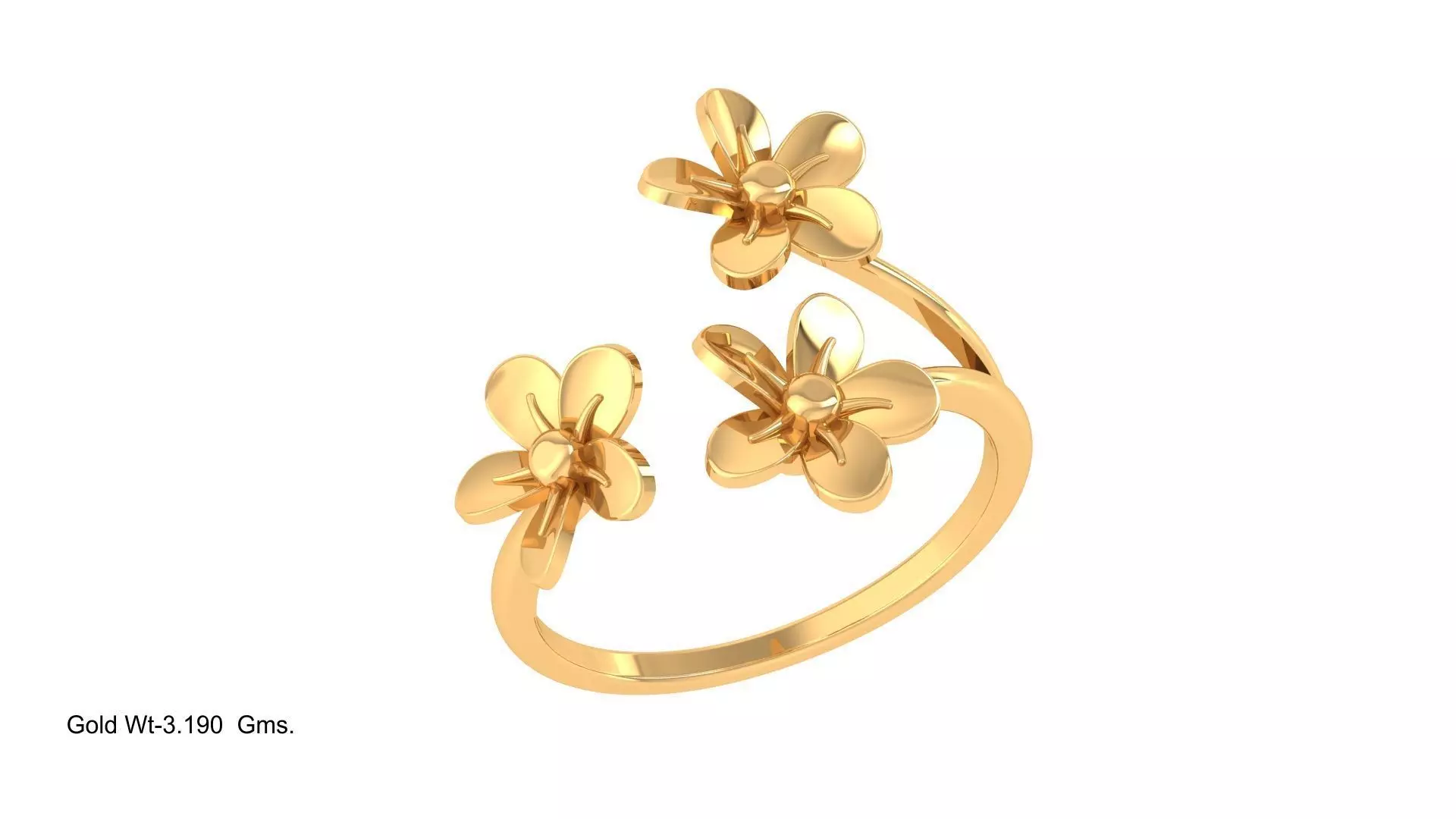 Custom Design Gold Ring Free 3D print model