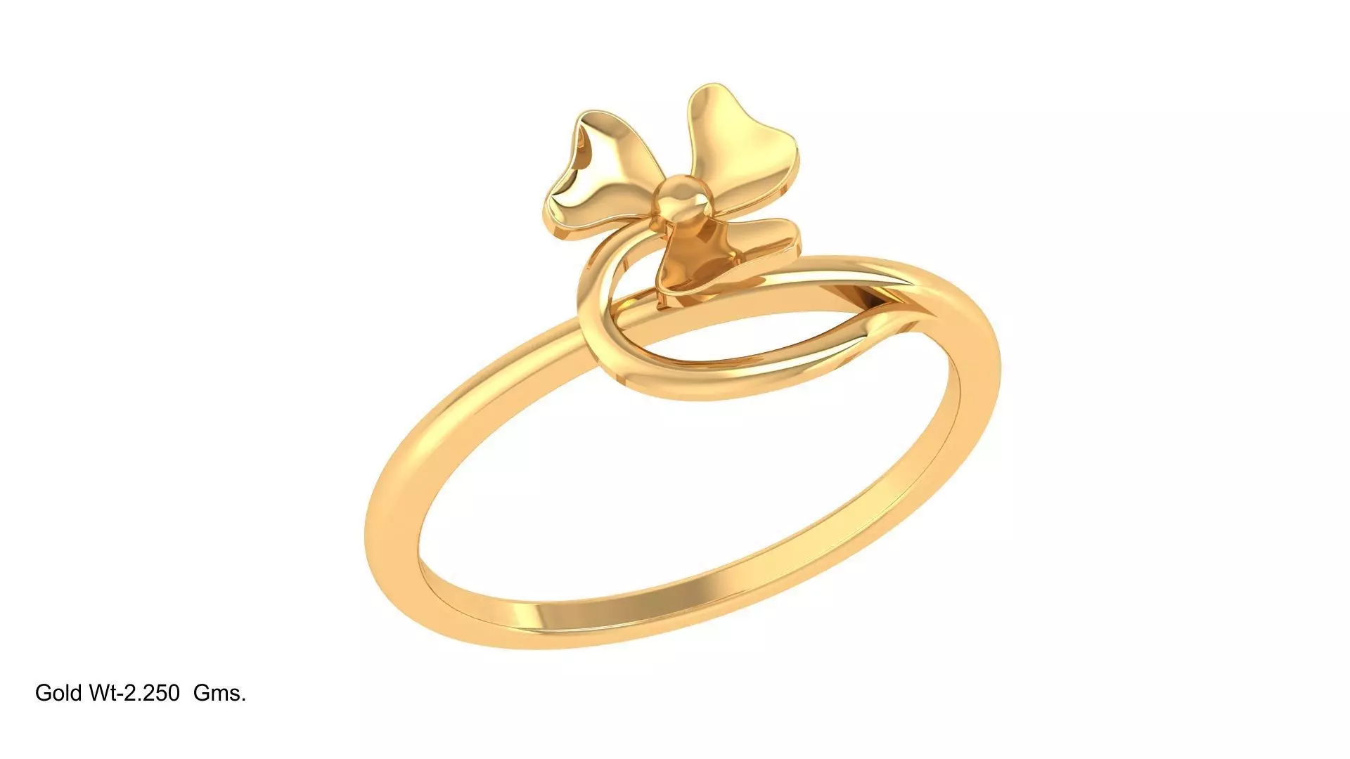 Custom Design Gold Ring Free 3D print model