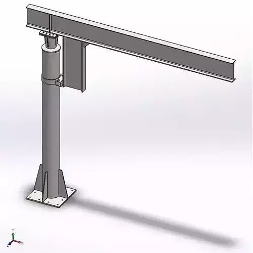 Jib Crane 3D model