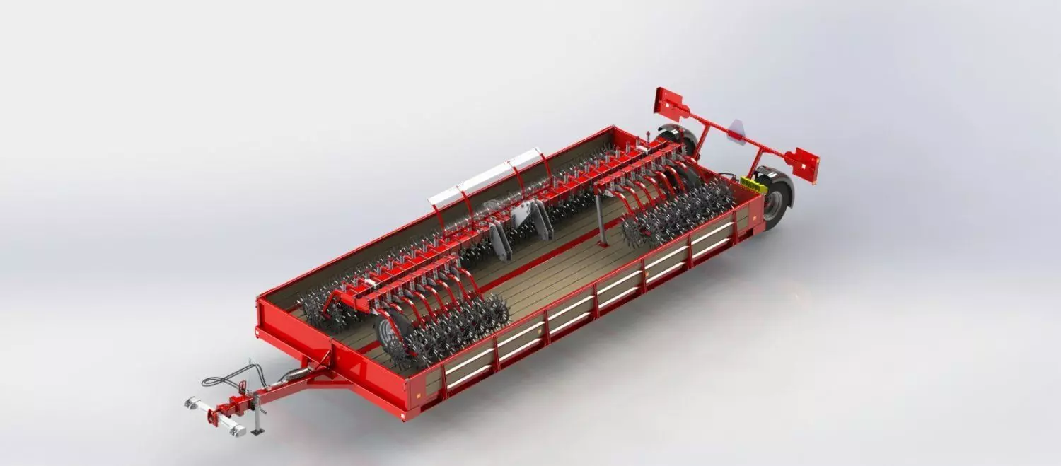 WG 0027 - Low bed trailer -Engineering documentation 3D model
