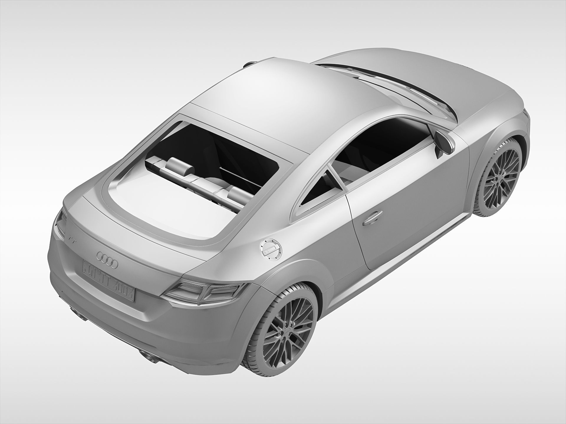 Audi TT Coupe 2015 3D model_7
