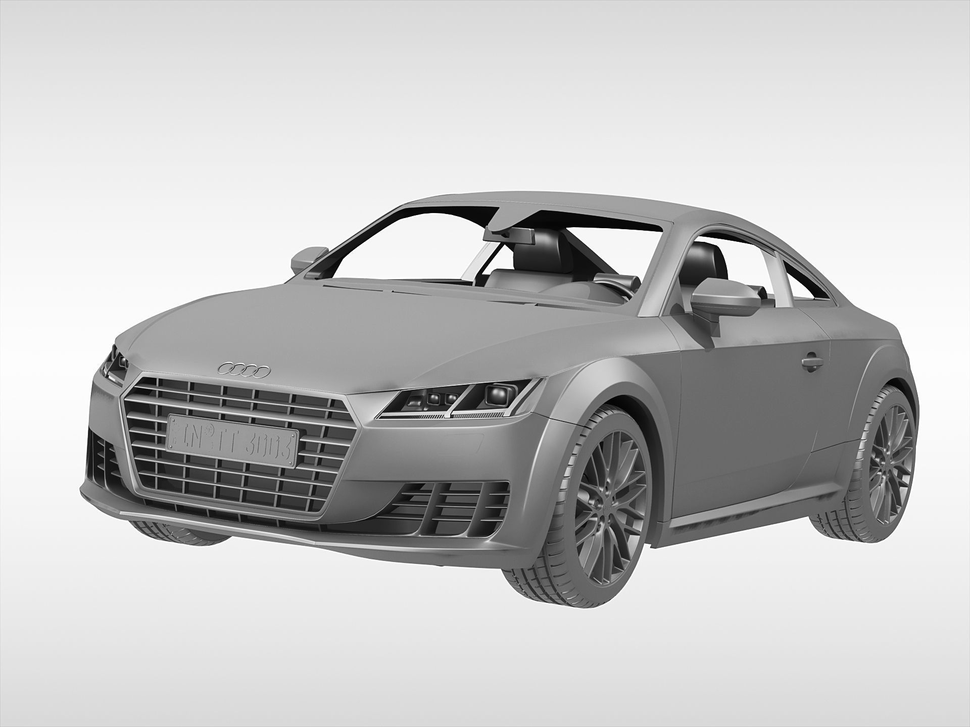 Audi TT Coupe 2015 3D model_5