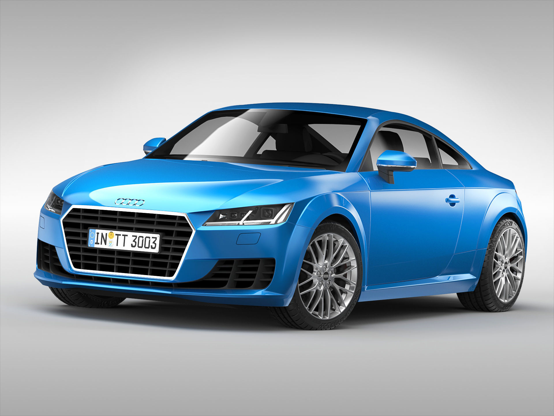 Audi TT Coupe 2015 3D Model .max .obj .3ds .fbx .ma .mb ...