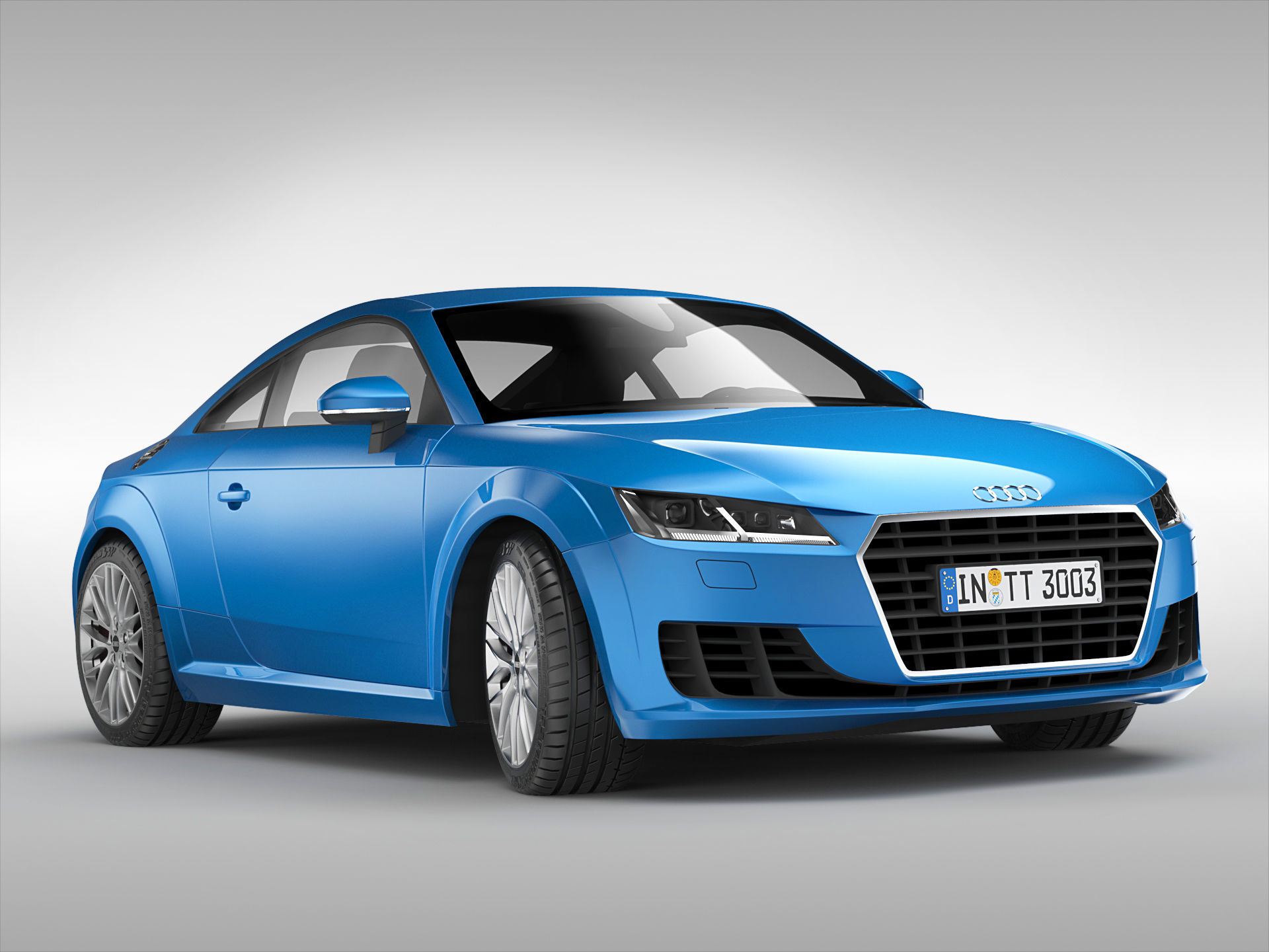 Audi TT Coupe 2015 3D model_3