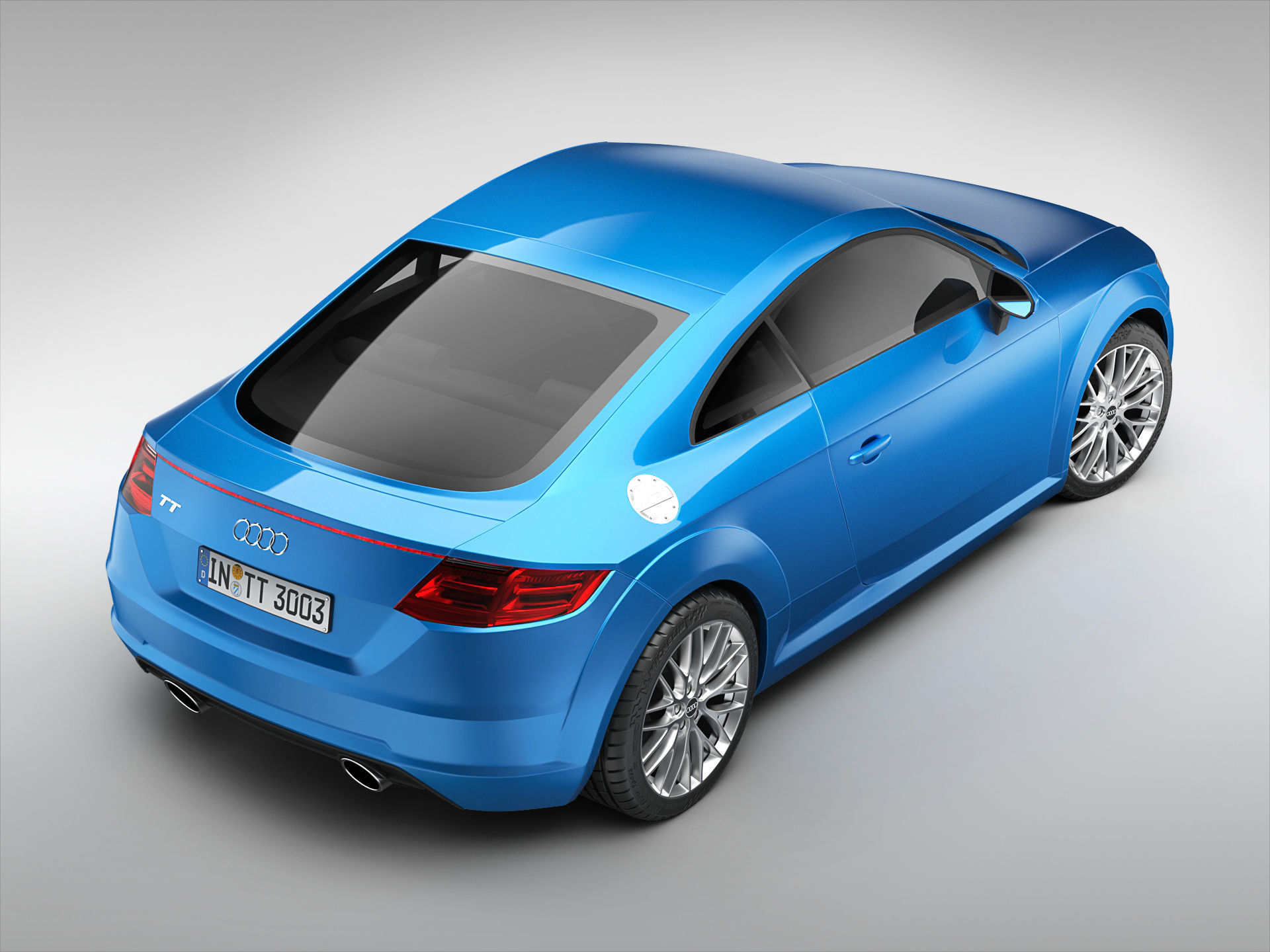 Audi TT Coupe 2015 3D model_2