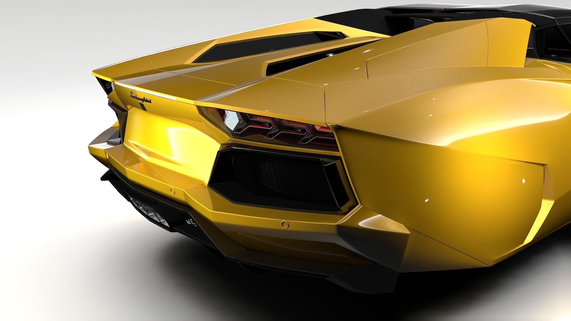 Aventador Flying 2017 3D Model MAX OBJ 3DS FBX