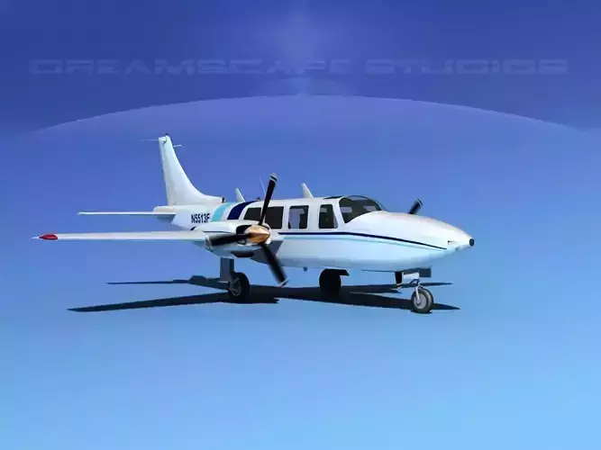 Piper Aerostar 600 V10 3D model