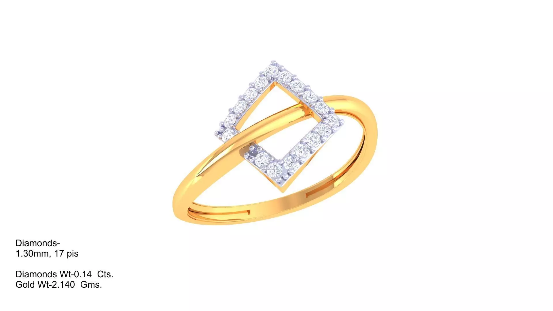 Custom Design Gold Ring Free 3D print model